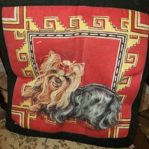Yorkie Terrier Throw Pillow